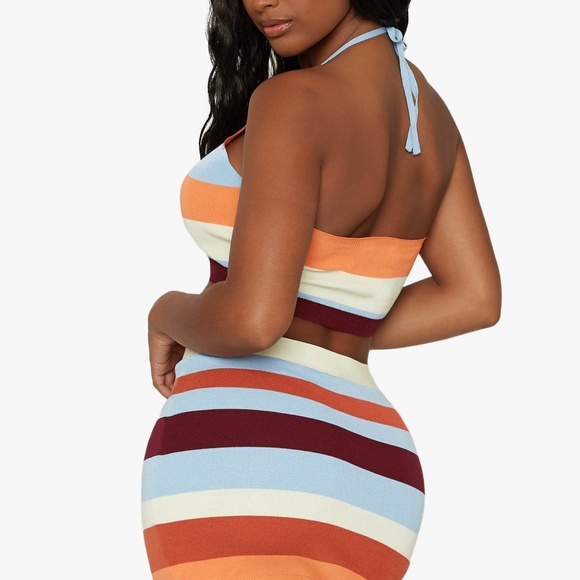 Honeybum Striped Set - Picture 2 of 4